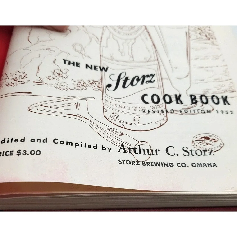 Dwight Eisenhower Copy The New Storz Cook Book Special Deluxe Ed. Storz Brewing‎